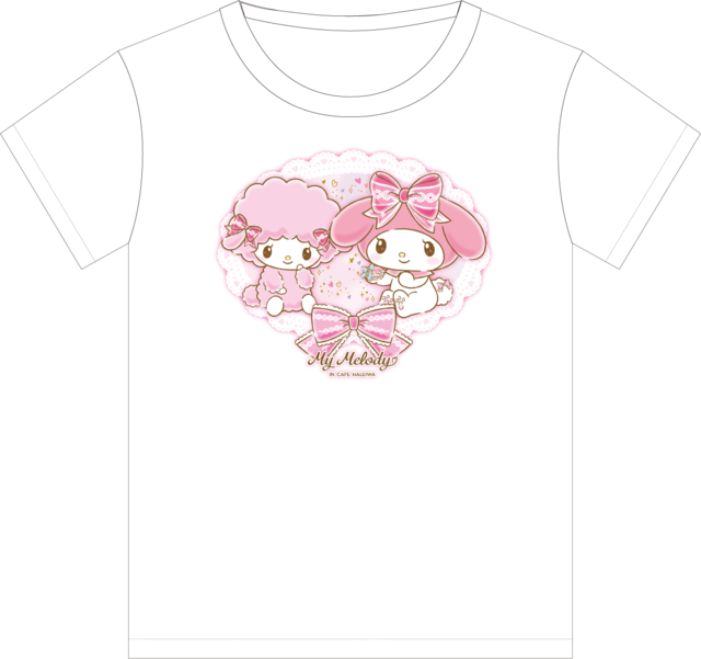 My Melody Cafe Tシャツ（ピアノ）