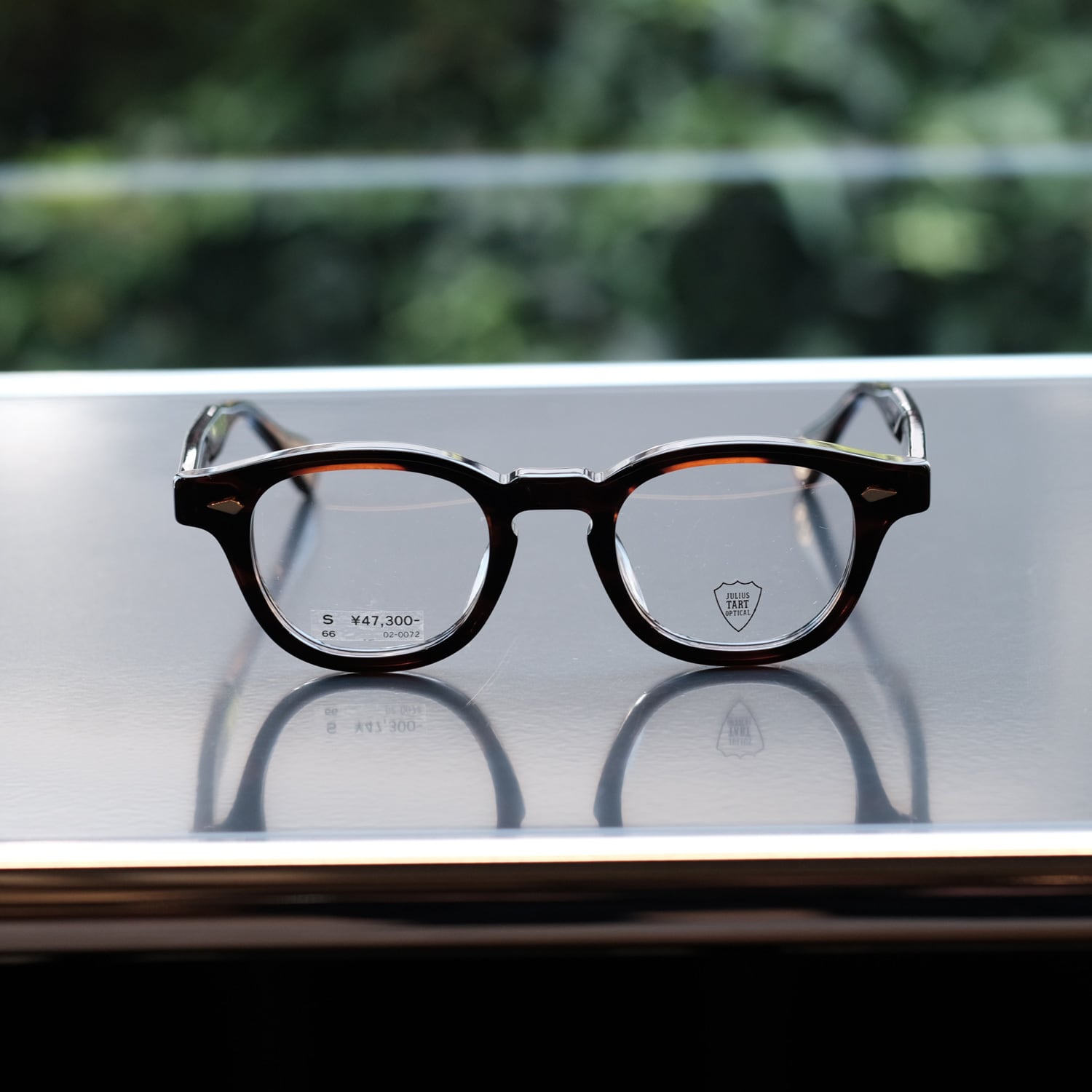 JULIUS TART OPTICAL】AR 46□22 Gold Edition - Black Crystal 