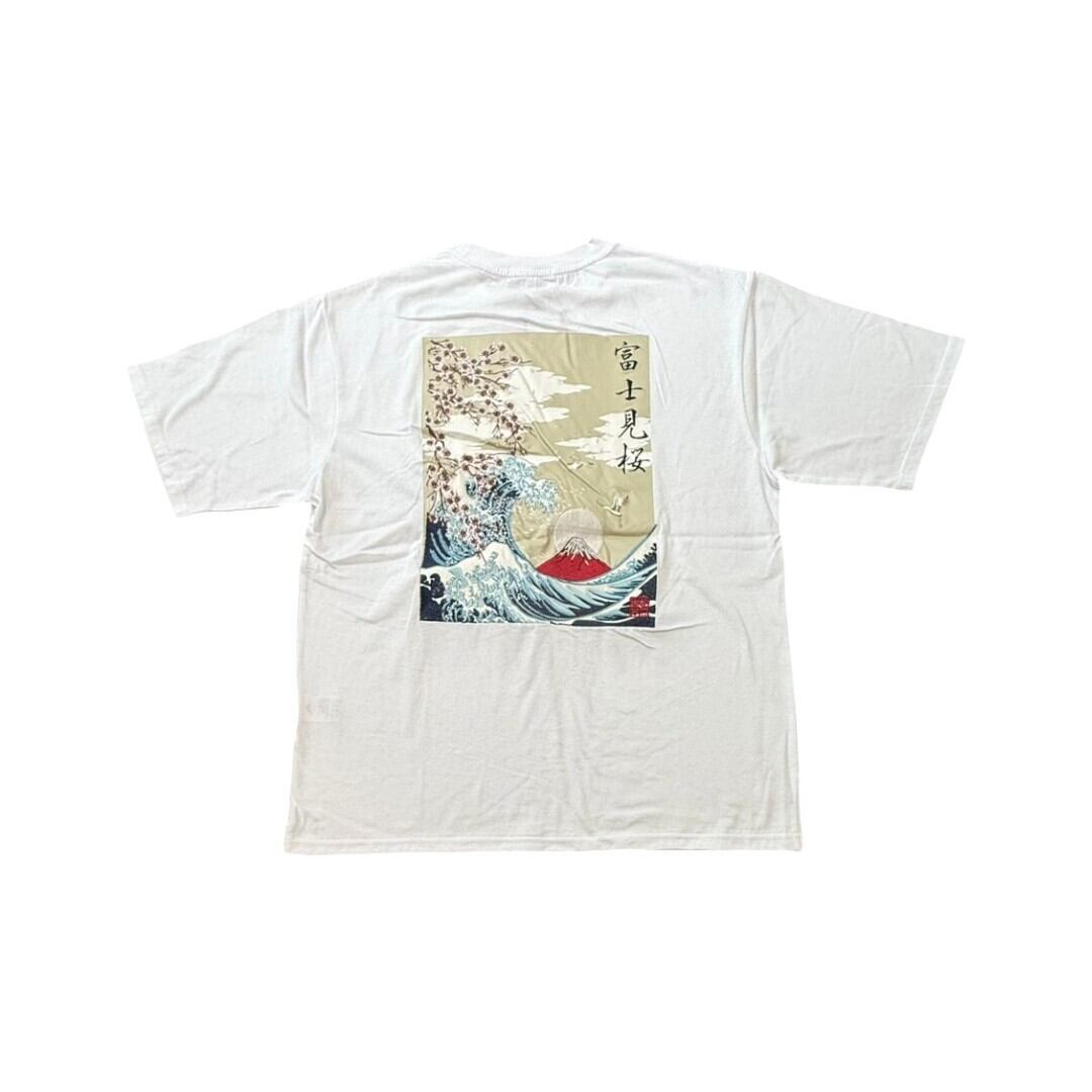 富士見桜柄Tシャツ | Jolly Clan