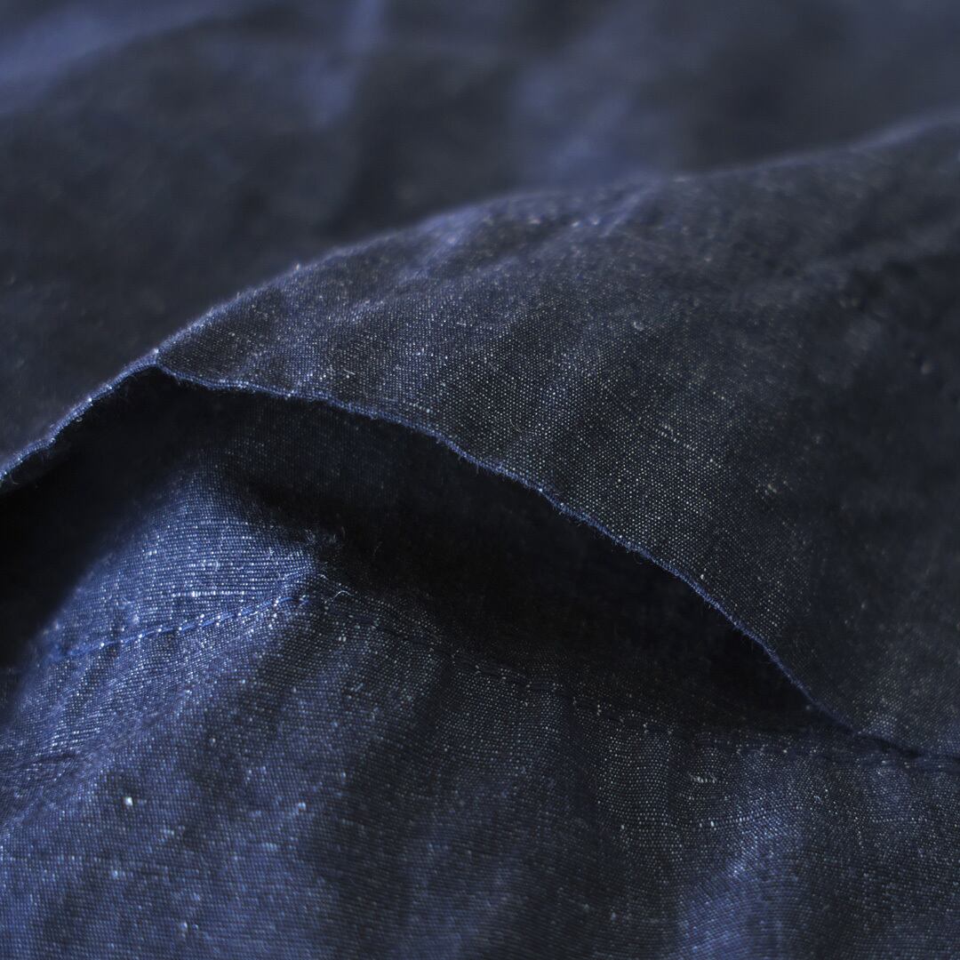 Gauze# ガーゼ G591 フロントタックワンピース・インディゴ