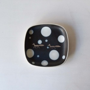 芦澤和洋 銀彩 角皿 SS（001-B）