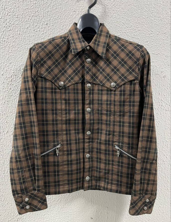 CHROME HEARTS クロムハーツ クロスボール ブラウンチェック