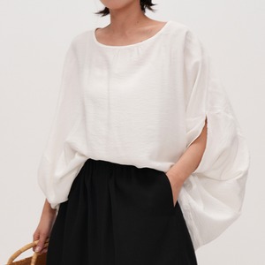 ドルマンスリーブボートネックトップス　00851