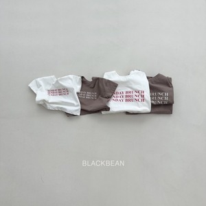 [BLACKBEAN] Brunch Tee +fee2 / [블랙빈] 브런치티
