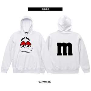 LIPP 「"m’s Red Face" Foodie White/Gray」