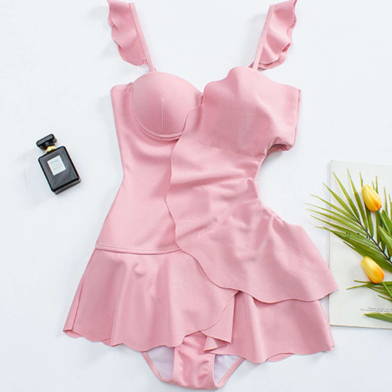 Ruffled Edge Swimwear 5106