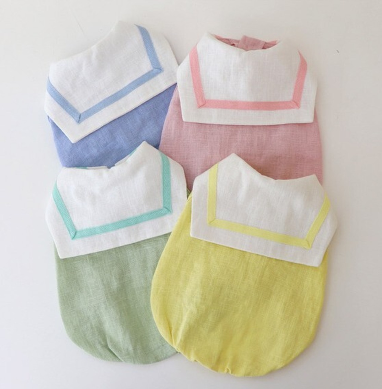 即納【chiot】パステルリネンケープトップ　ピンク