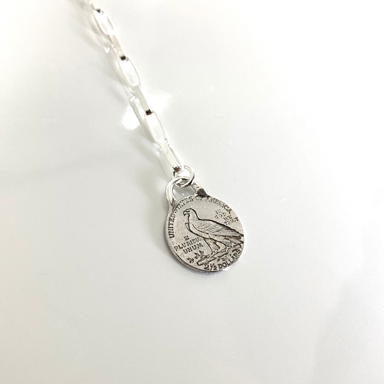 CHAIN NECKLACE Y [COIN] / コインYネックレス