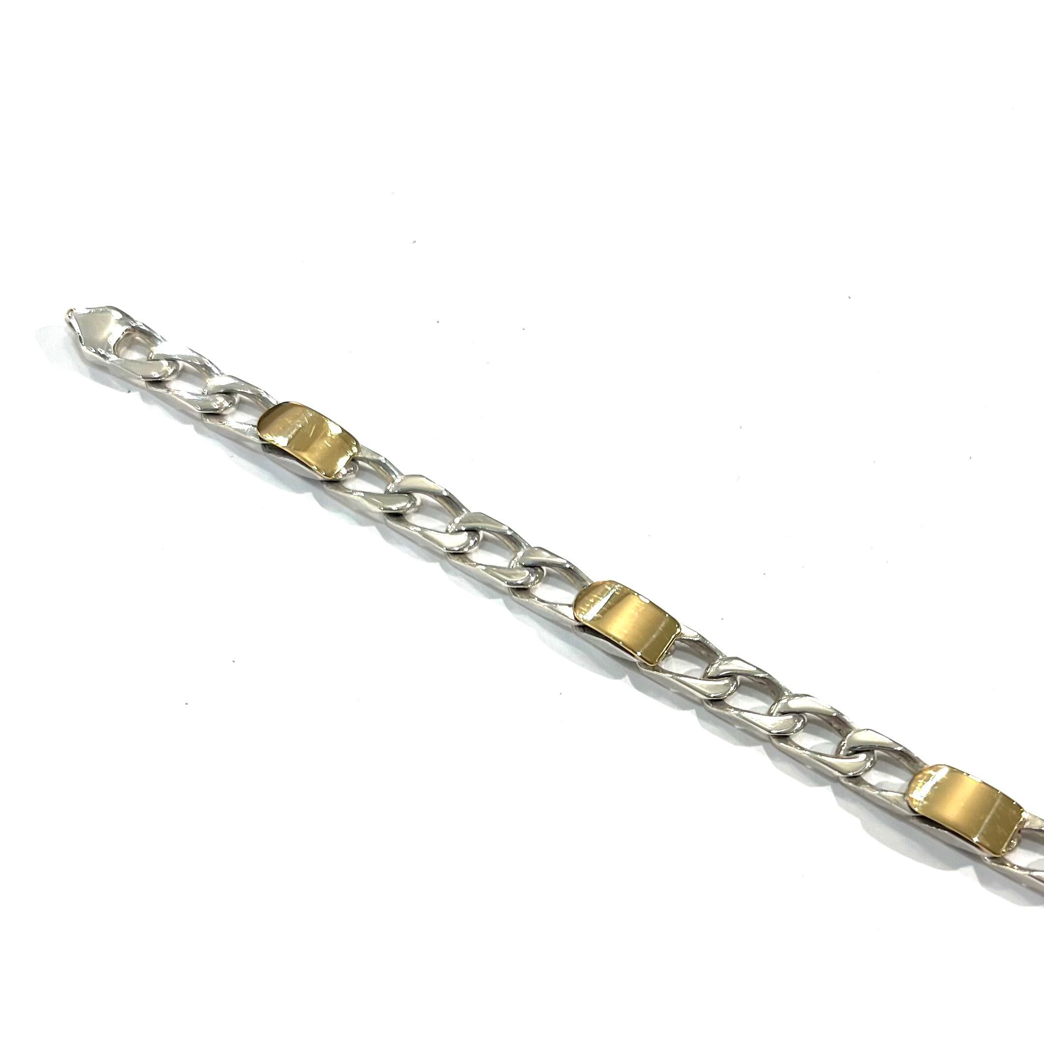 艶感。18K 【TIFFANY&CO.】2592 コンビカラーブレスレット シルバー925
