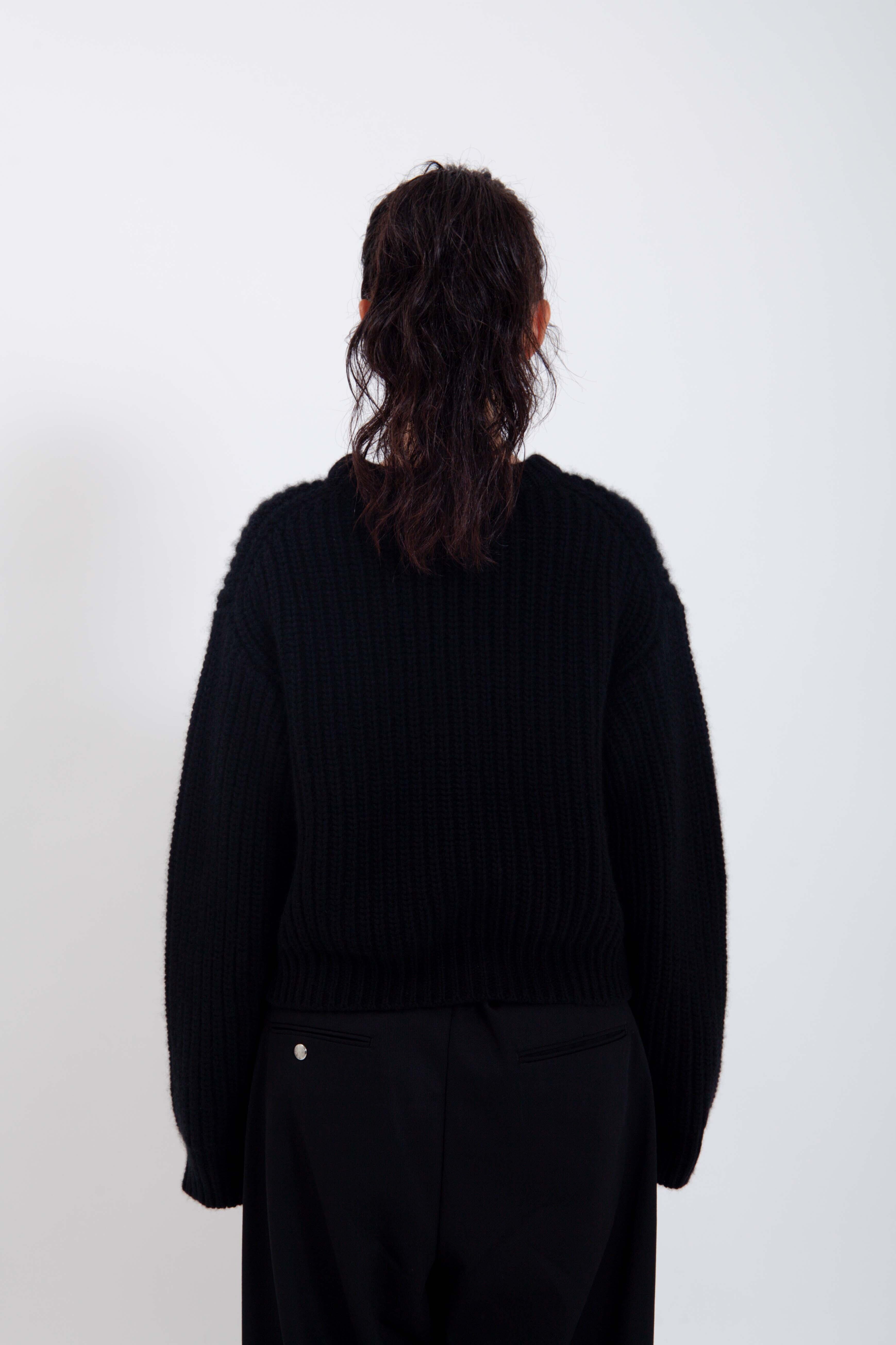 Cashmere pullover knit (BLACK) | TTTMSW