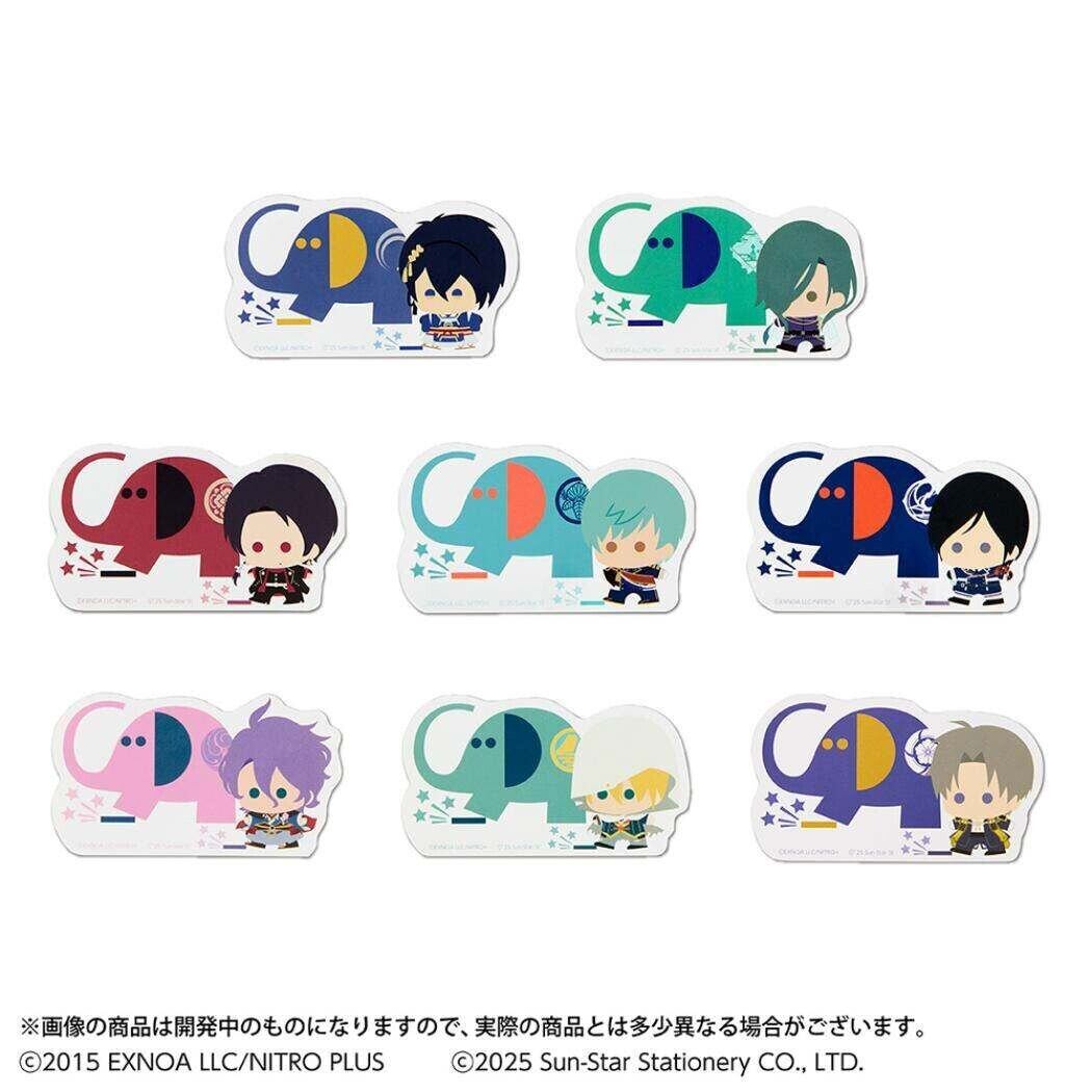 在庫限り／即納可】刀剣乱舞ONLINE×アーム筆入 ステッカーコレクション