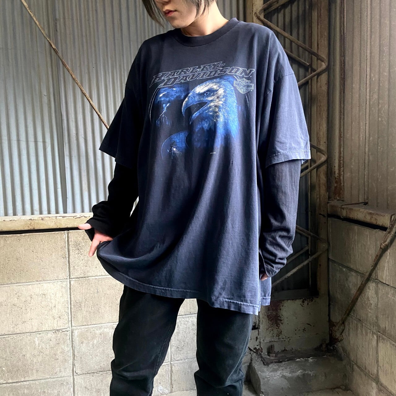 ハーレーダビッドソン　ビックTシャツ