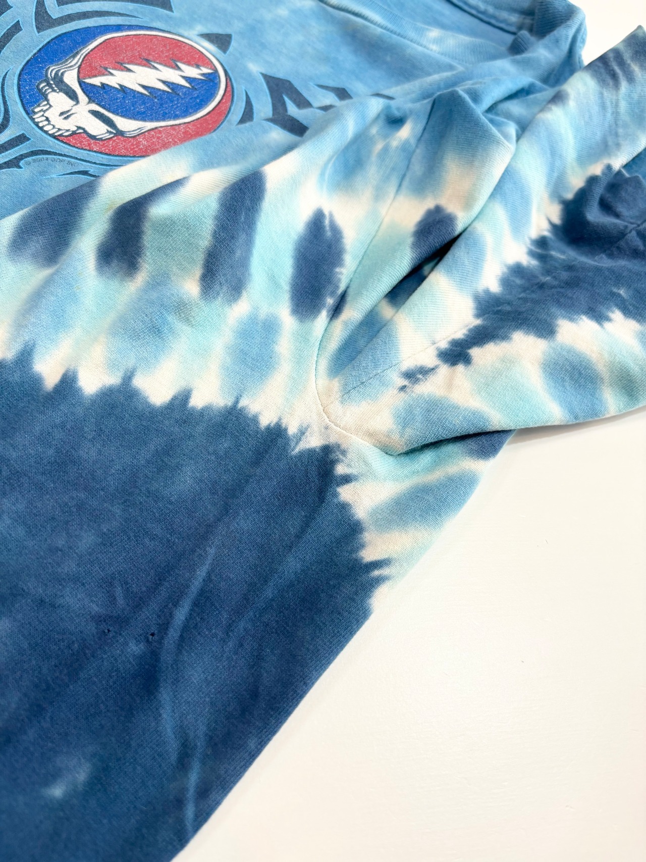 00s GRATEFUL DEAD "LIQUID BLUE" Tie Dye Tee MADE IN USA Size M程