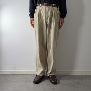 90s 初期型 USA製 Polo by Ralph Lauren POLO CHINO beige [W34L27.5相当] 古着