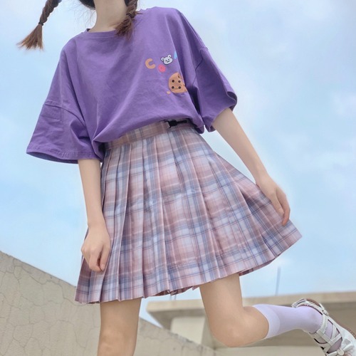 ✞ ラウンドネック半袖スリーブプリントTシャツ ショート ハーフスリーブ ✞ゴスロリ SM ミリ 甘ロリ クラロリ 和ロリ エレガント 黒ロリ 姫ロリ 華ロリ BB-BB4559067
