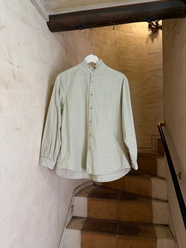 VLAS BLOMME |  STAND FRILL COLLAR SHIRT