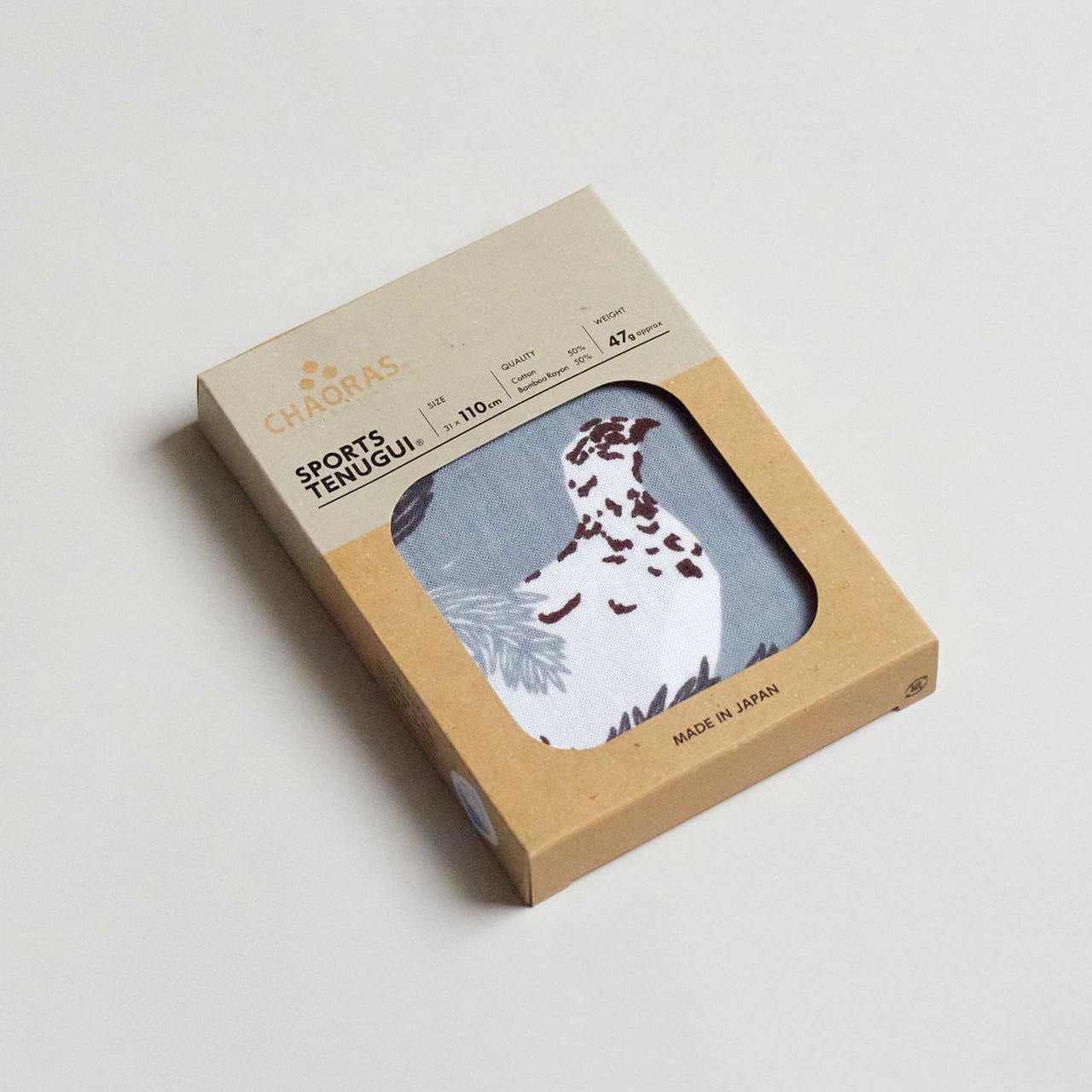 CHAORAS(チャオラス)スポーツてぬぐい / ライチョウ ウィンター 手拭い・タオル