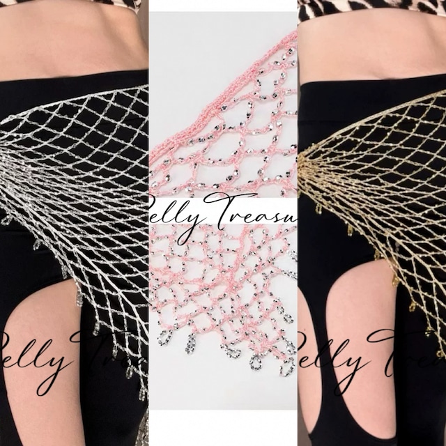 ベリーダンス ヒップスカーフ 6カラー J TW-X2025043