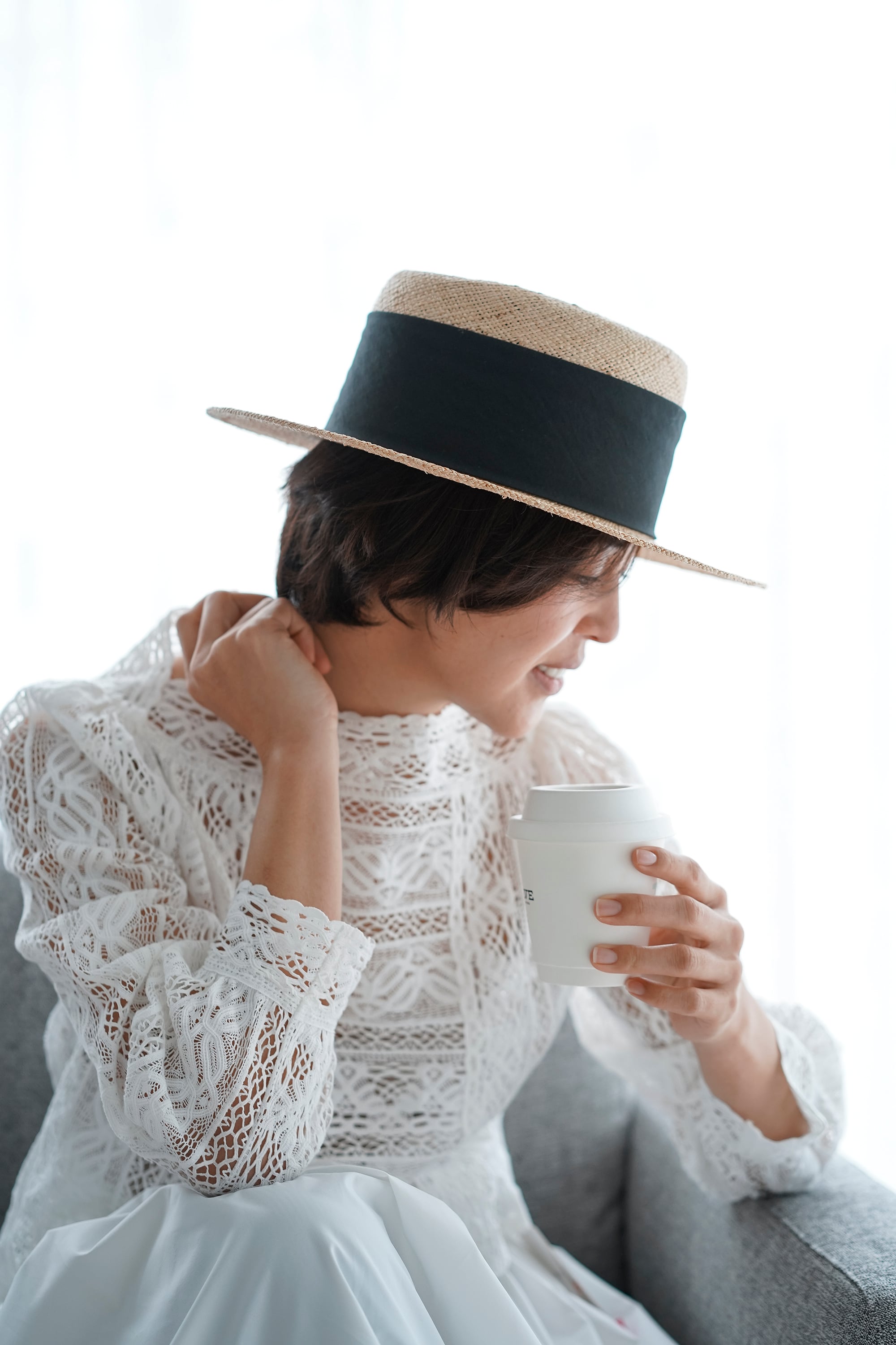 THE9SHOP KANKAN HAT 白 KANKAN HAT 黒 | THE9SHOP