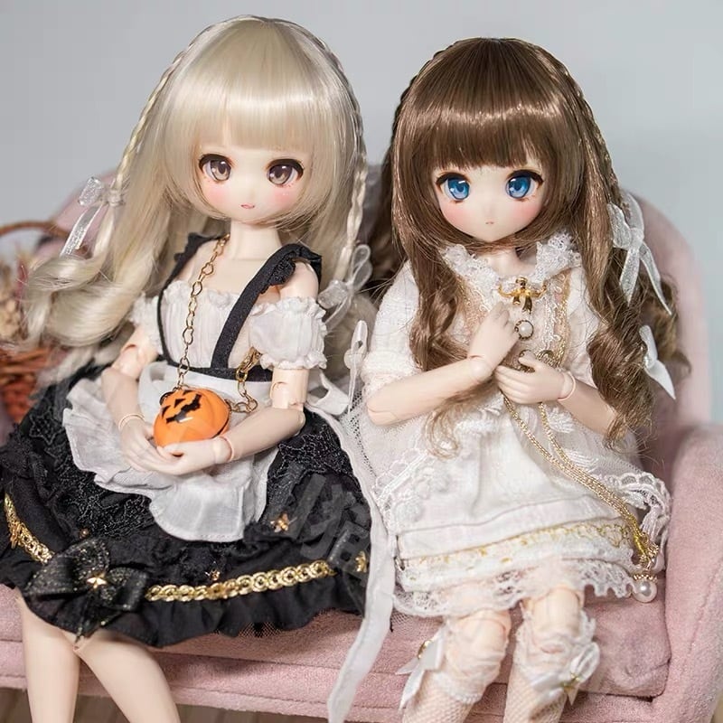 ロング ウィッグ ウイッグ wig かつら カツラ BJD 1/8 1/12 球体関節