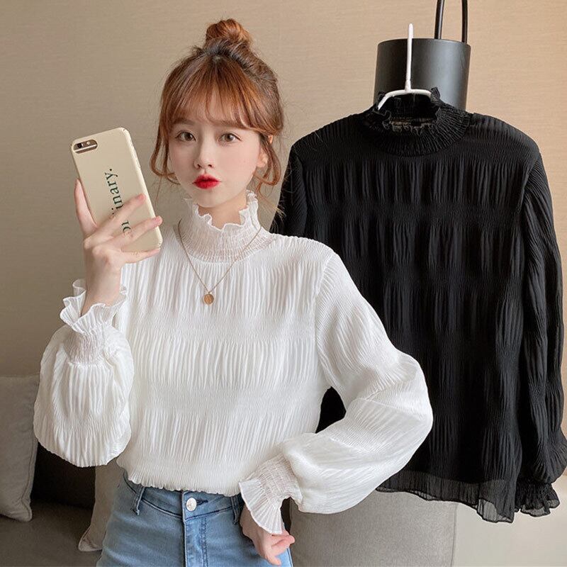 レースシャツ スタイルスリムトップス ウィンター 冬物 萌量不足46585257234