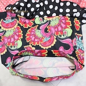 フラメンコ 衣装 ファルダ スカート 黒 ピンク 水玉 ドット 柄 模様 ダンス パーティ 発表会 花柄 フリル ペイズリー Leirena レイリーナ ブラック系 ピンク系 フリルスカート スカートコーデ おしゃれ かわいい 衣装用スカート パーティー衣装 発表会衣装 ダンス衣装 カラフル ステージ衣装 デザインスカート スカー