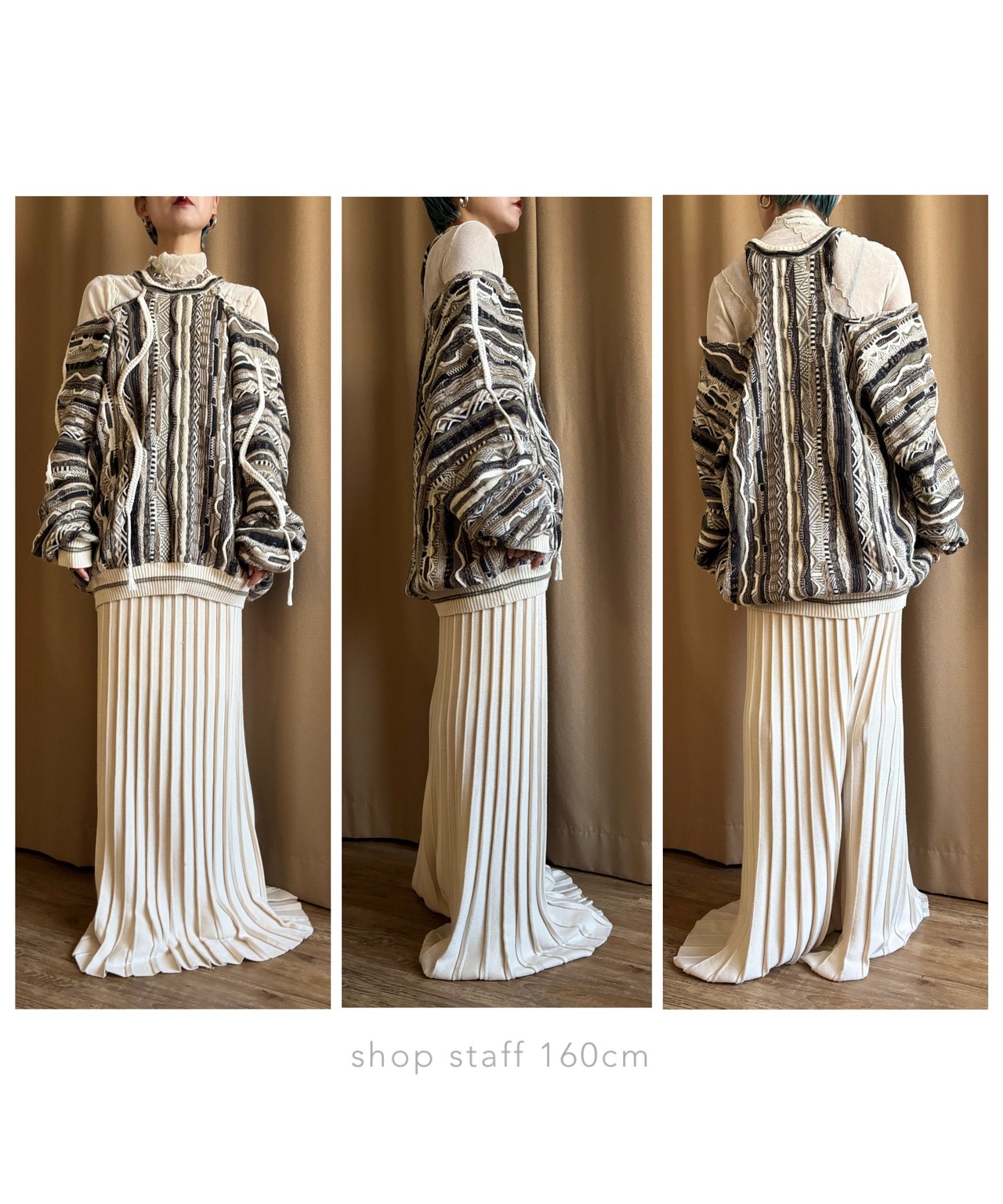 MADE IN BULGARIA 3D remake knit-4476-1