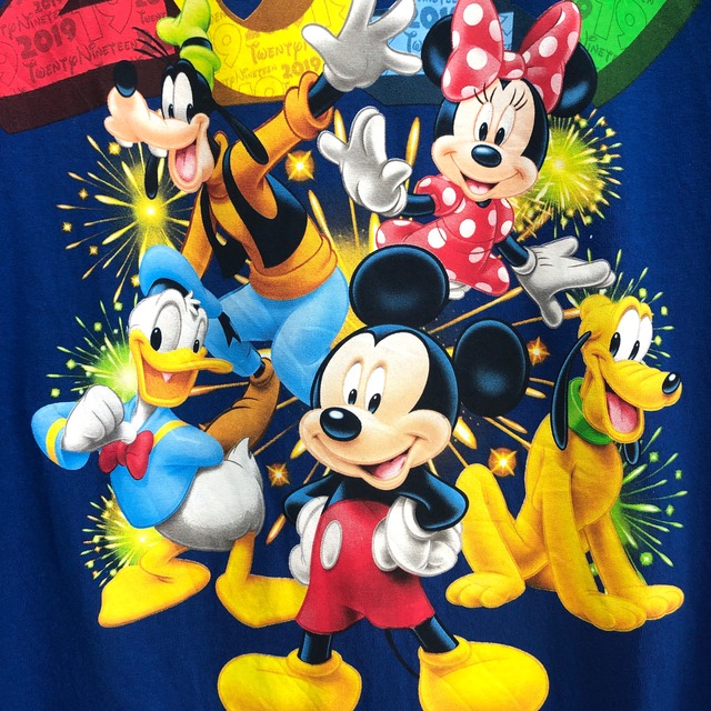 アメリカ古着 Disney ディズニー ミッキー ドナルド グーフィー プルート ミニー 半袖 Tシャツ キャラクターtシャツ 古着屋エバレット