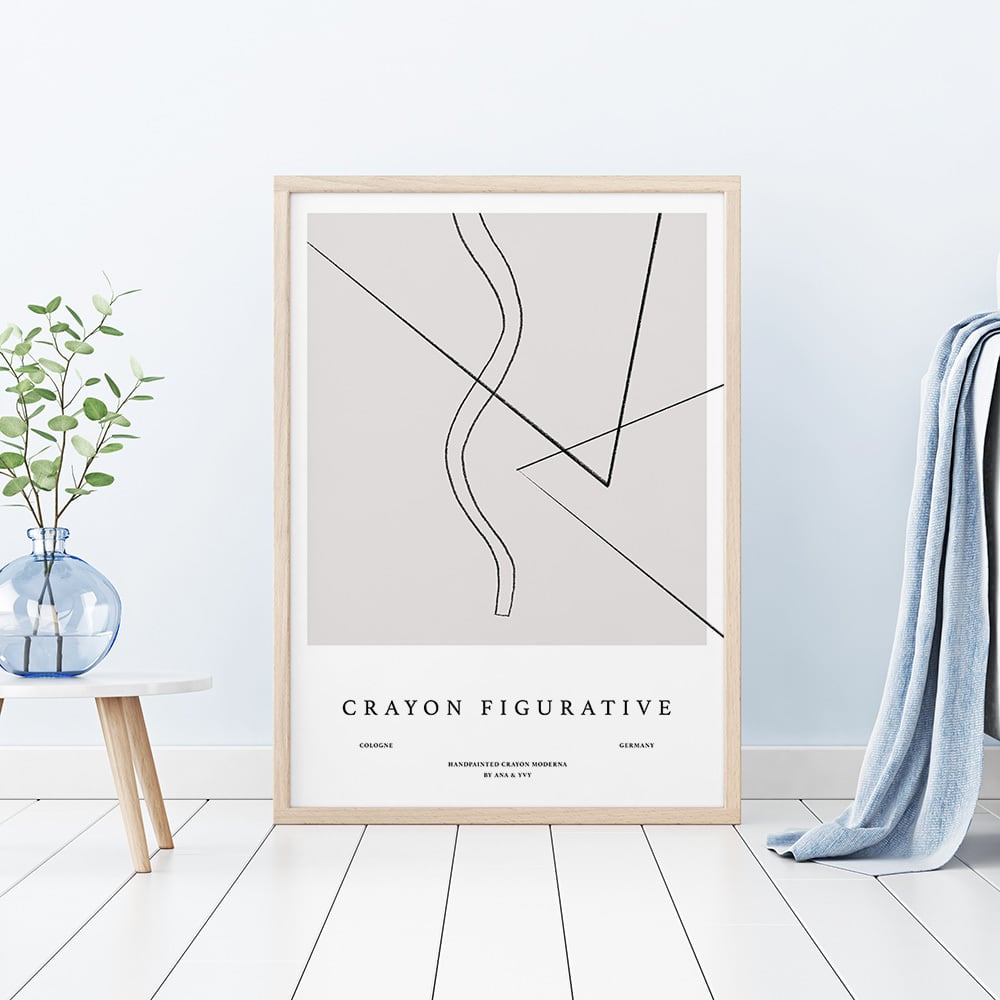 ポスター モダンな抽象画 / i0804 / 幾何学模様 カラフル モダンアート