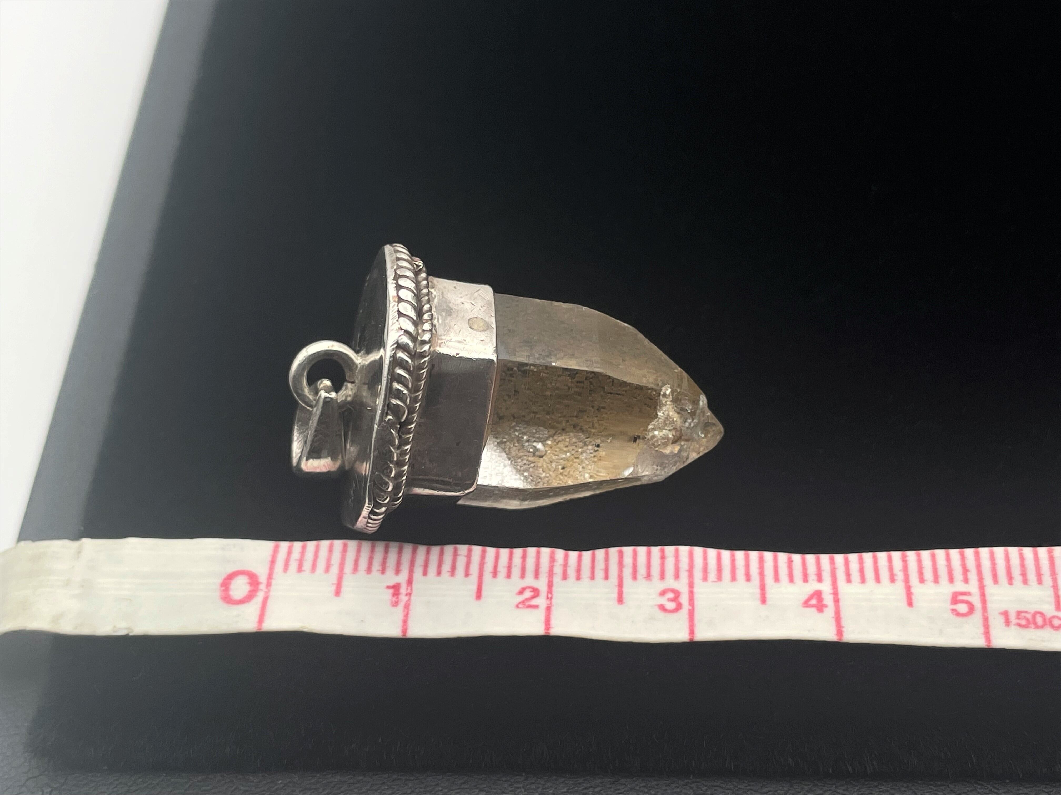 シルバーペンダントトップ（ガネーシュヒマール水晶） | DantaliaN