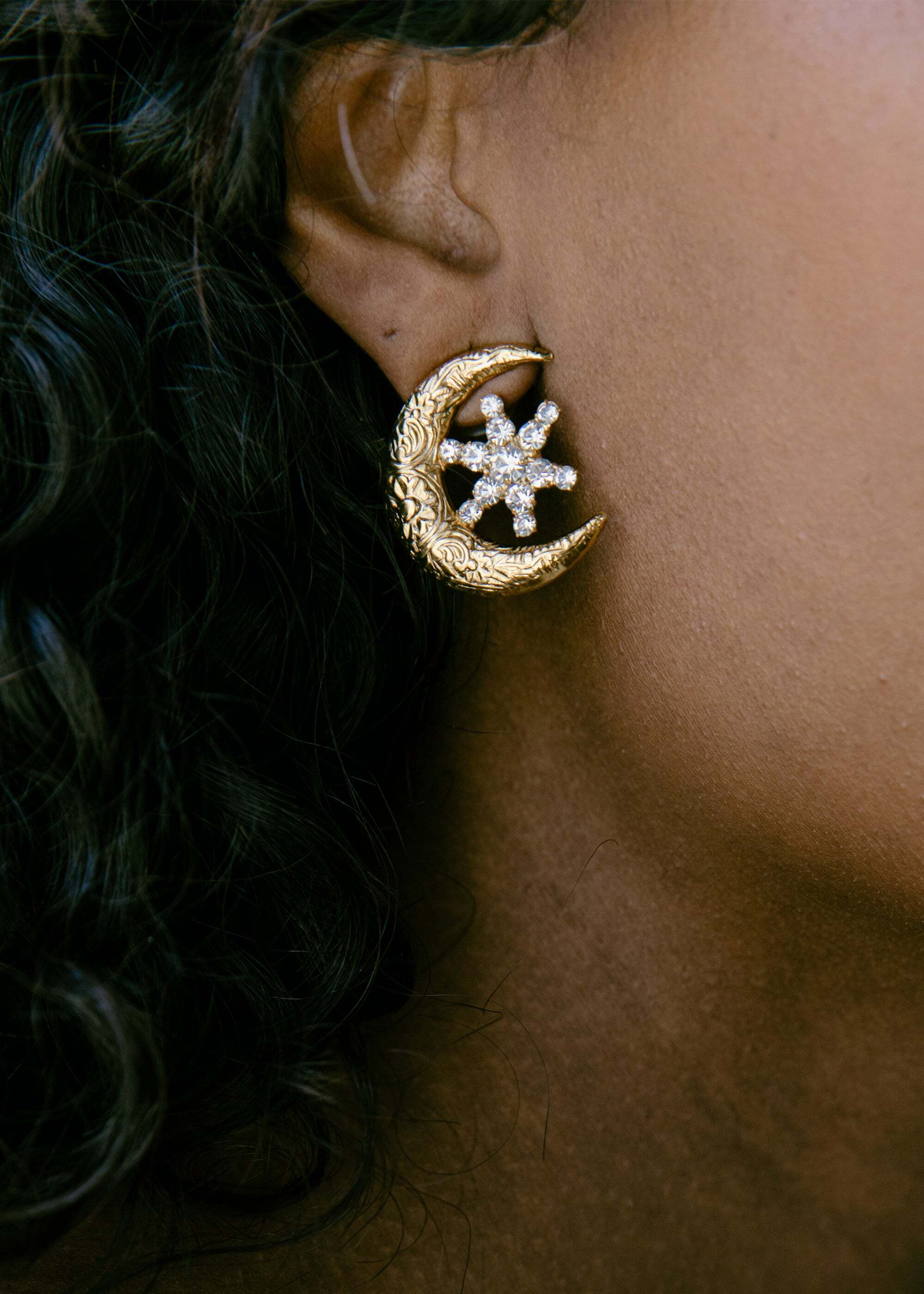 Jennifer Behr ピアス レンタル JENNIFER BEHR ジェニファーベア 月ピアス Callisto