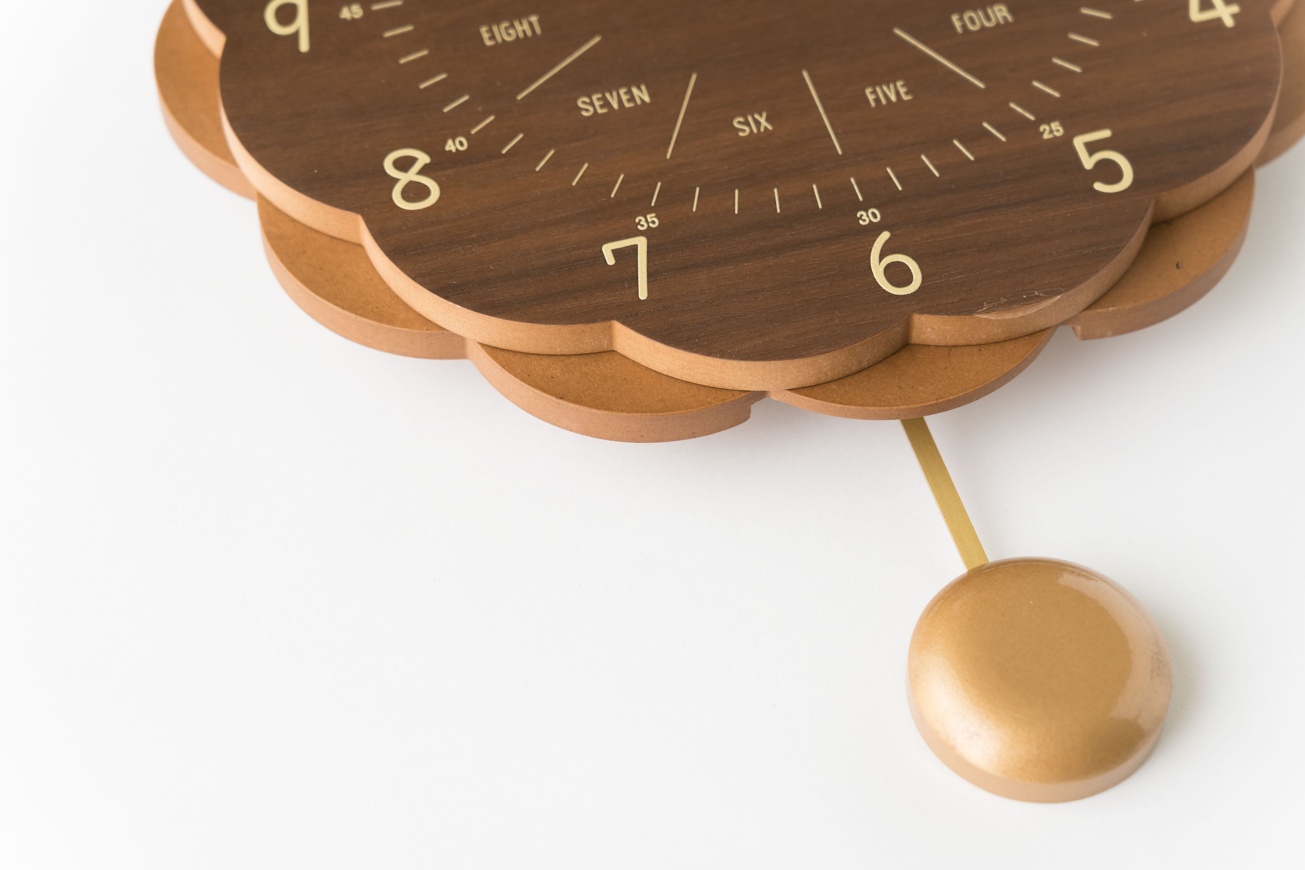 振り子時計 SUN CLOCK BROWN | シャンブル【CHAMBRE】byインターゼロ