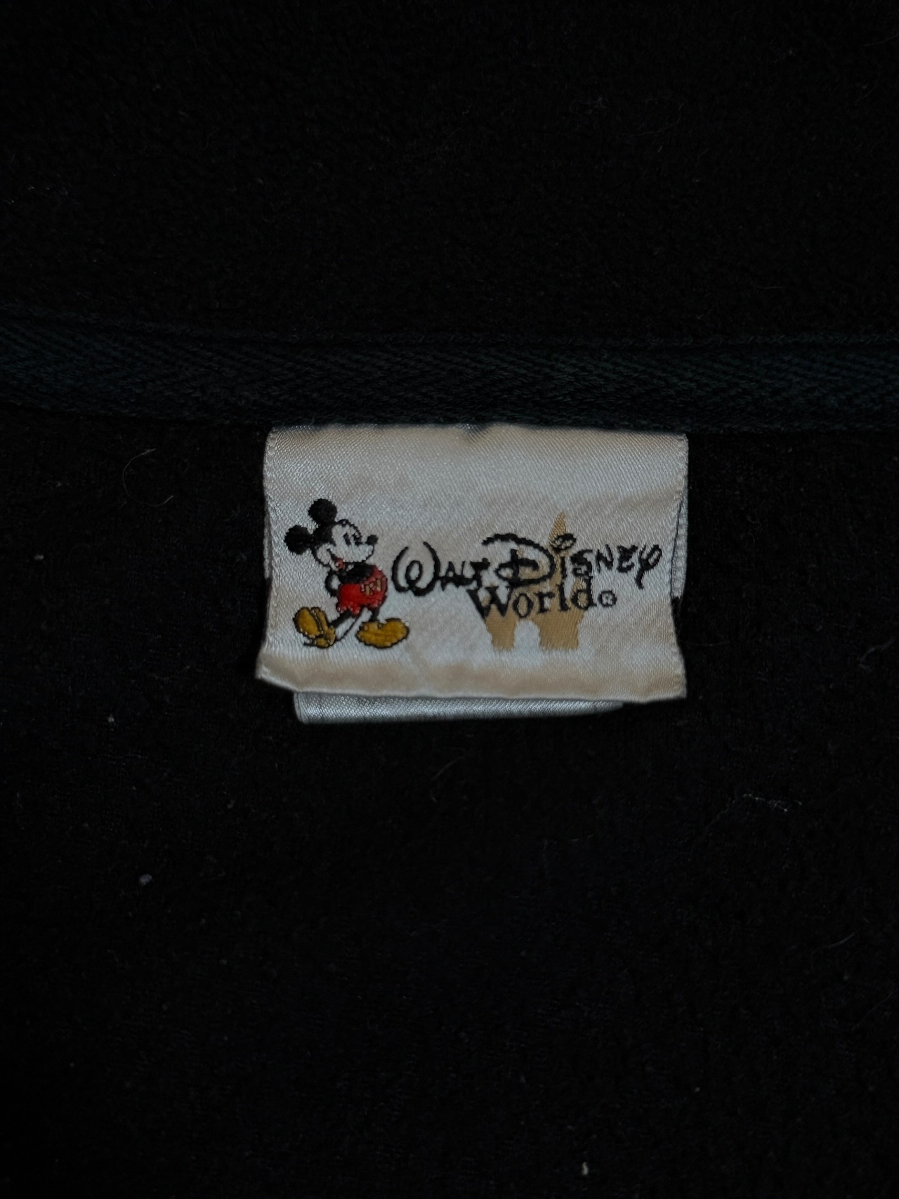 Disney ハーフジップフリース ワンポイント