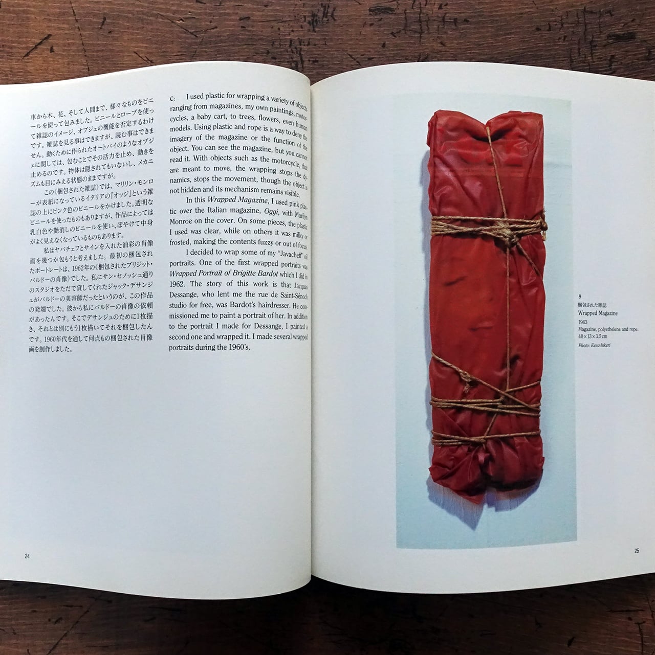 クリスト：初期の作品」 1958ー64 佐谷画廊 | タイムカプセル