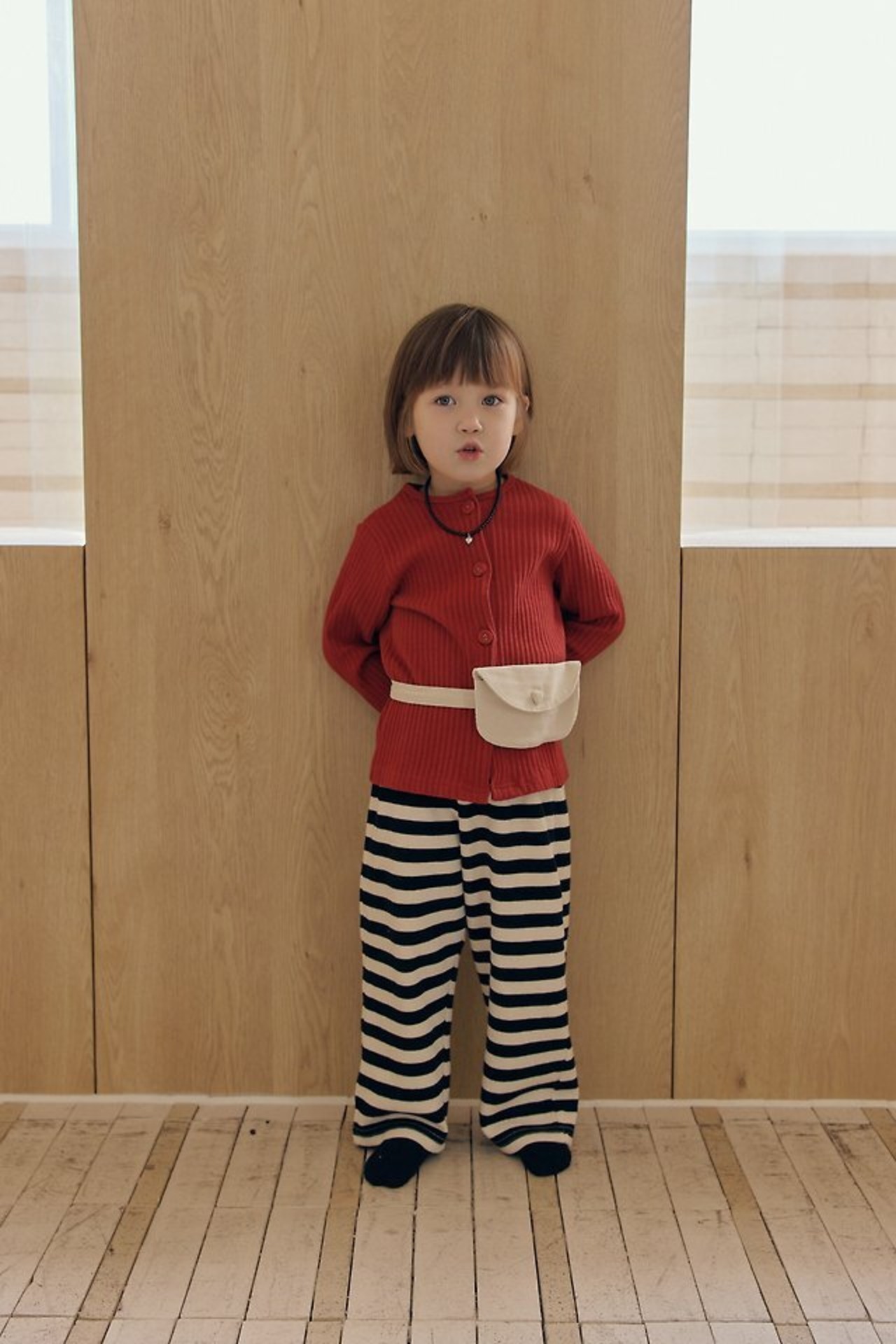 【取寄】MOME ロリリブカーディガン｜秋服｜韓国子供服｜ 26/AT