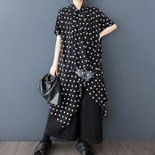 イレギュラーヘム チュニックシャツ  30102