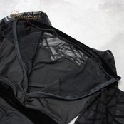 社交ダンス 衣装 ラテン スタンダード ドレス ワンピース レッスンウェア パーティドレス レディース YJFY ブラック系 黒 レース 長袖 107cm 着丈 ストレッチ ファスナー 伸縮性 女性用 おしゃれ パーティー ダンス用 体型カバー 上品 レディス ルーズフィット イベント用 フェミニン シンプル スタイリッシュ 通気性 体型別デザイン 特別な日 アシンメトリー