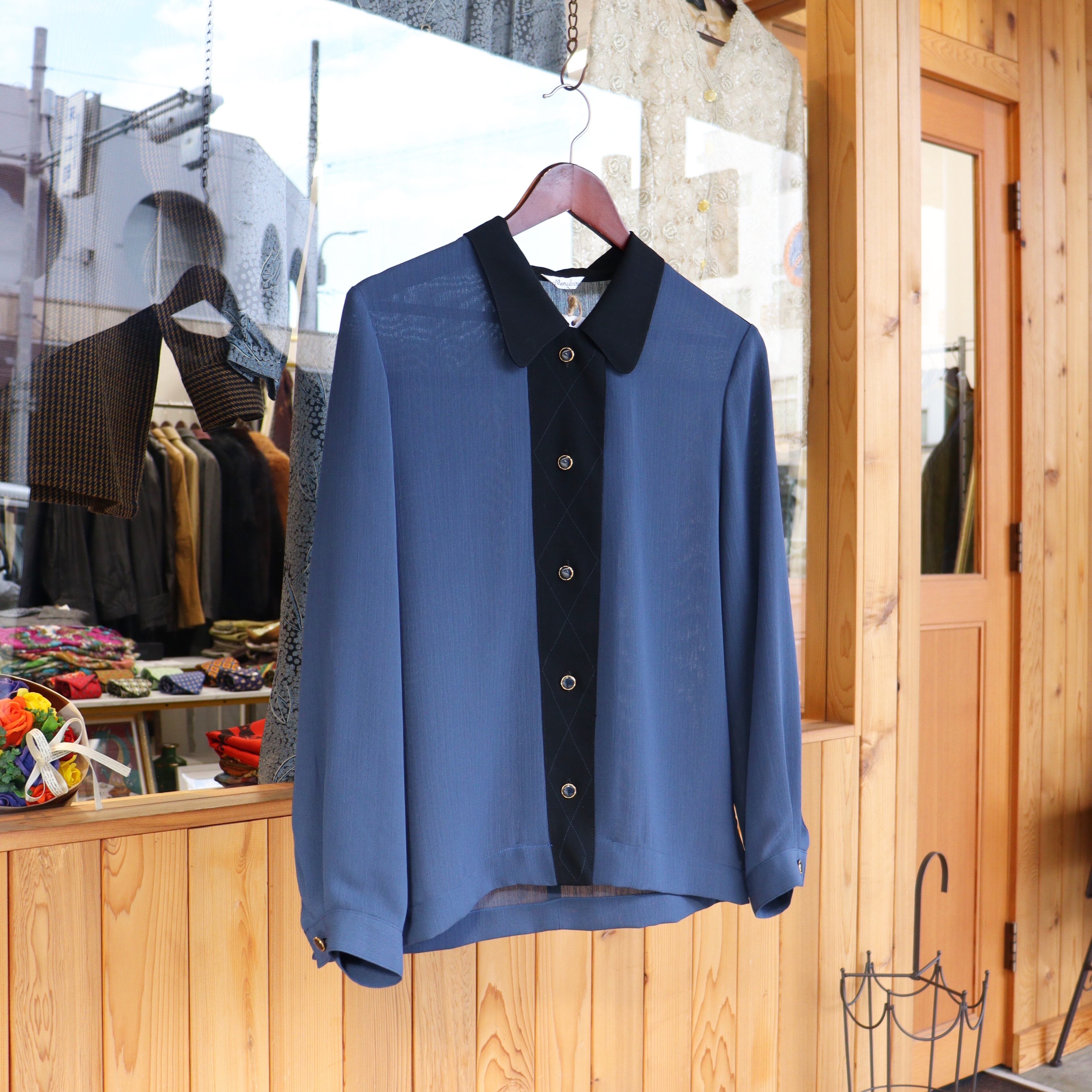 vintage retro sheer blouse