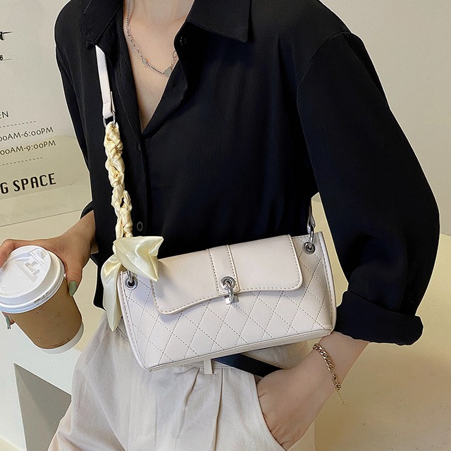 サマーホワイト 夏物 スクウェア メッセンジャーバッグ Tiancai_Wing_Bag60925326960