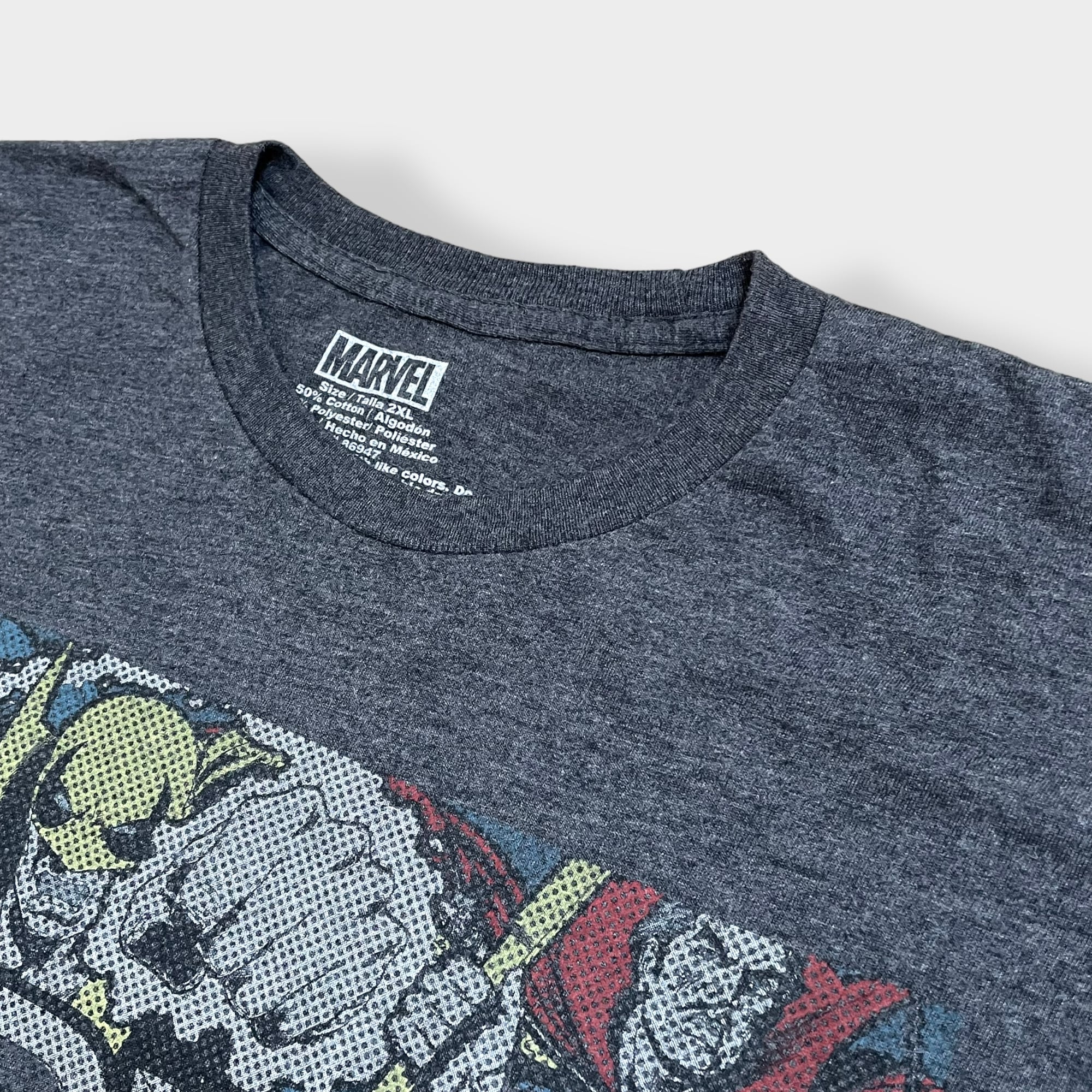 スパイダーマン　XL　マーベル　Tシャツ　半袖　ビック　プリント　トップス