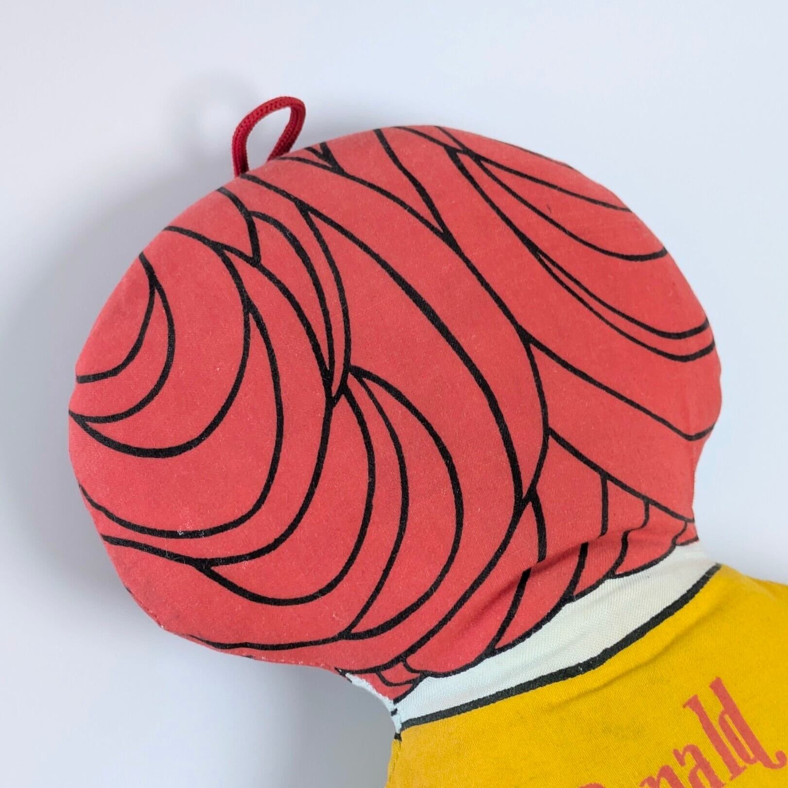 ☆VINTAGE 70'〜80'☆【 McDonald's( マクドナルド ) 】 『 Ronald McDonald / ロナルド・マクドナルド 』ラグドール / ピロードール / ぬいぐるみ 〚アメリカン雑貨 アメトイ〛