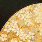 №R0263  令兜　紫裾濃縅 収納　黒シルキー月光に桜 thumbnail 7