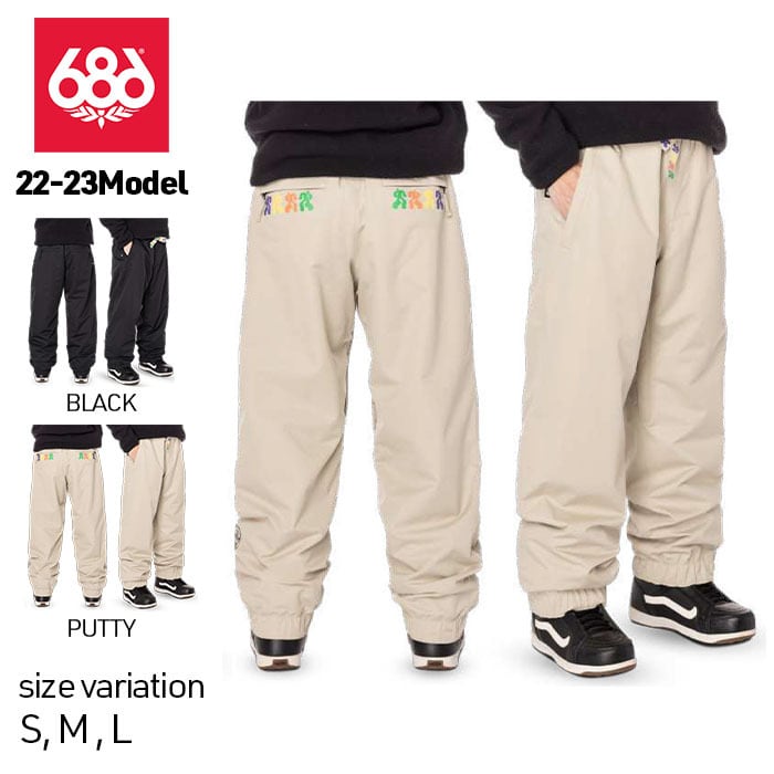 22-23 686 Dojo Pant ウェア パンツ PUTTY BLACK スノーボード スノー ...