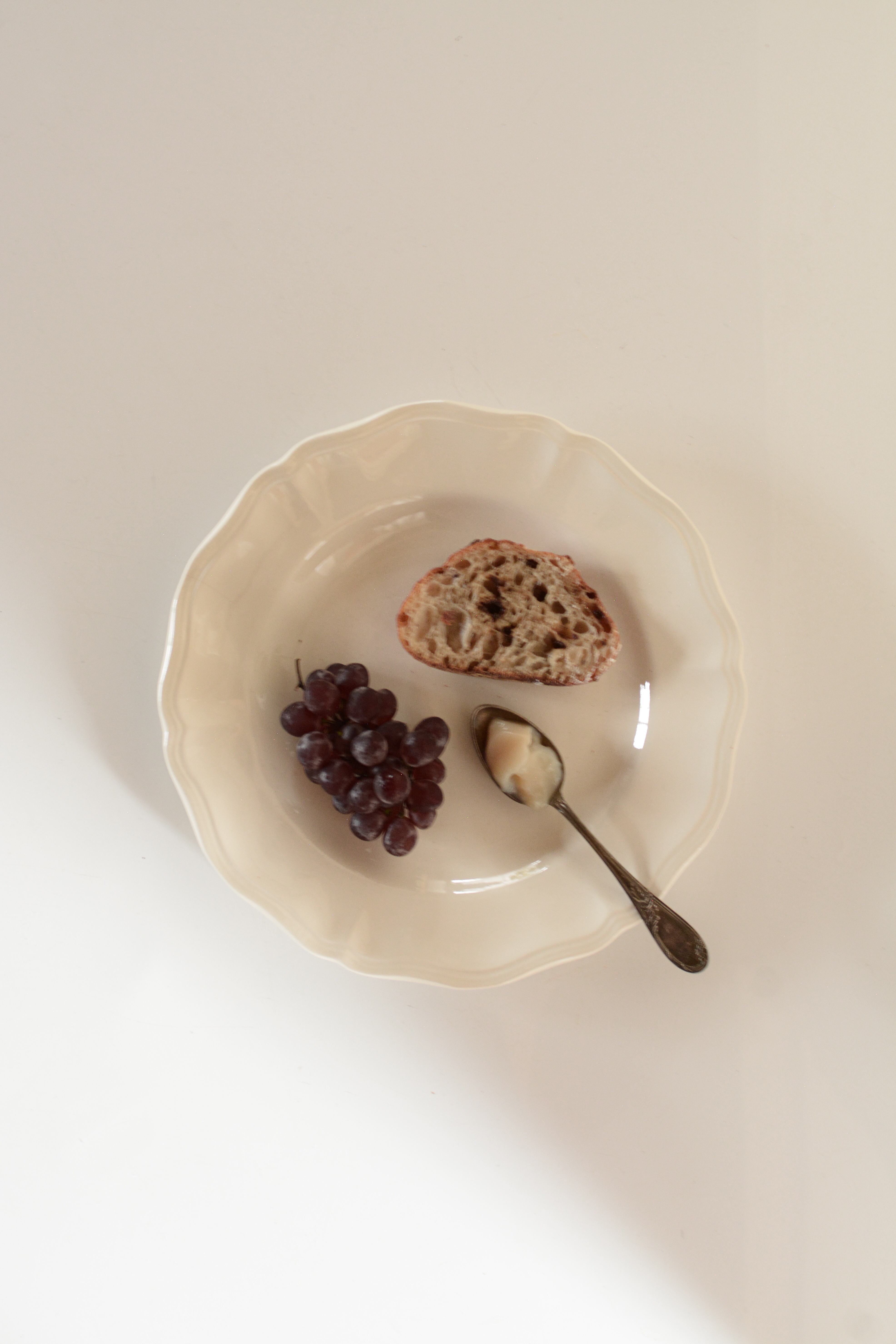 vintage plate SARREGUEMINES Blanche Ⅳ