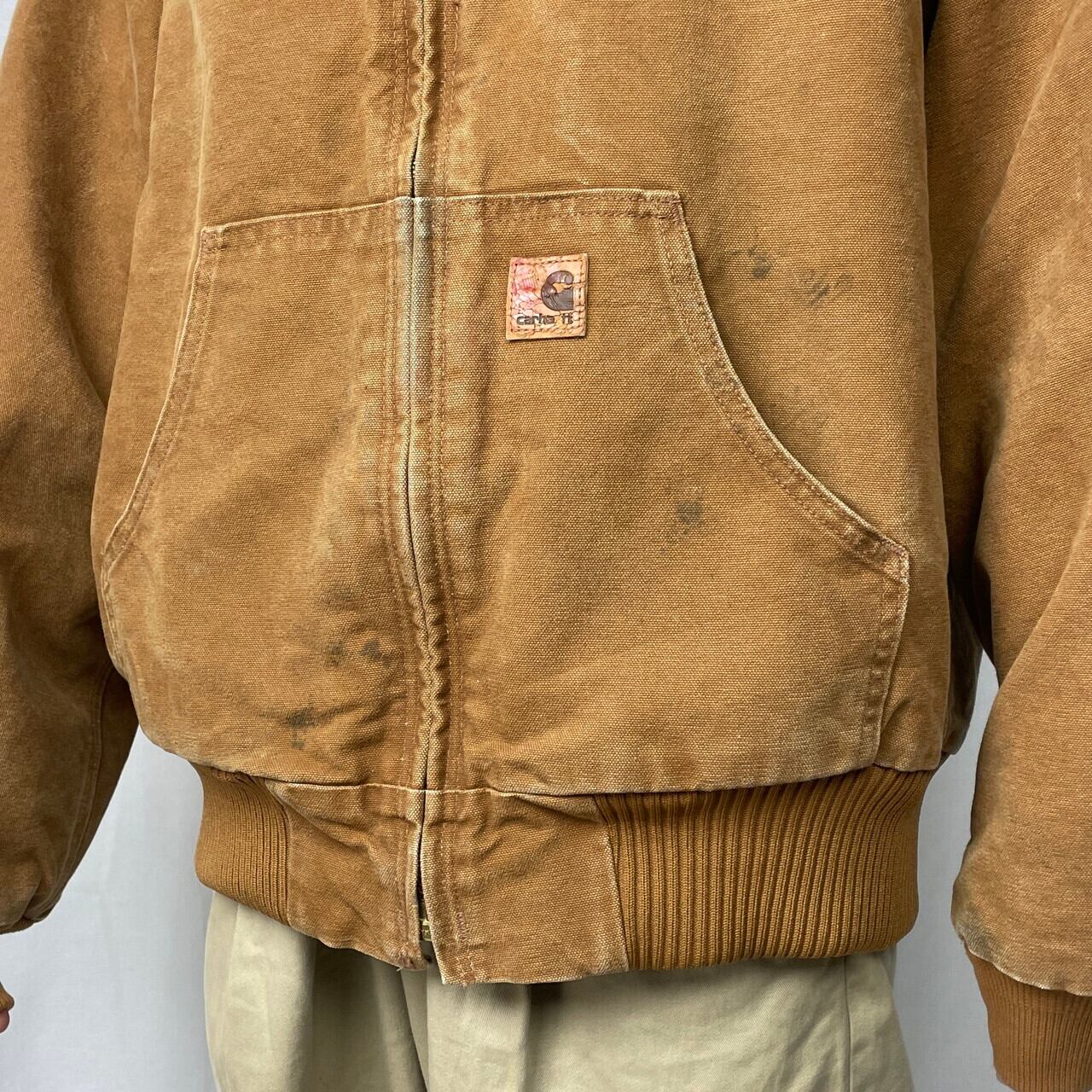 90年代 Carhartt カーハート ダック地 アクティブジャケット メンズL