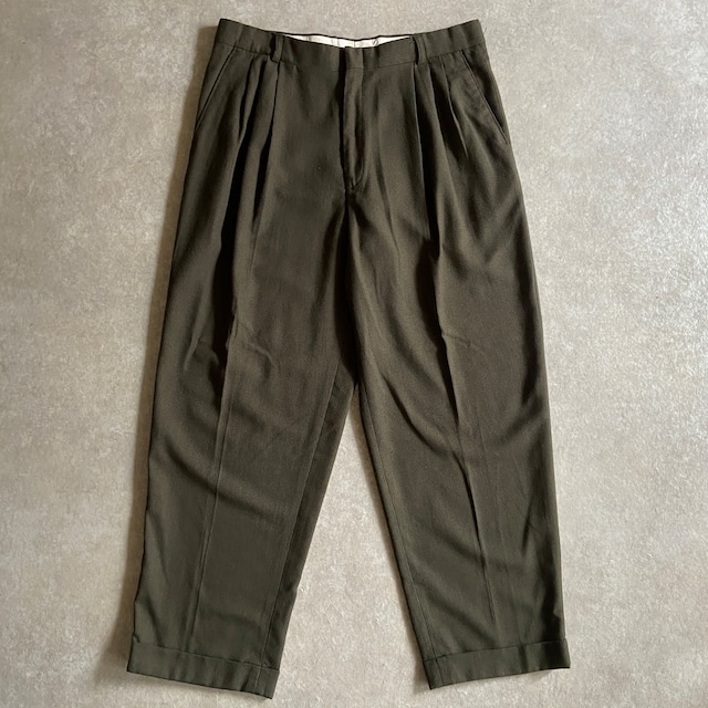 1990s  Rayon Slacks Pants  W36 L28  H833