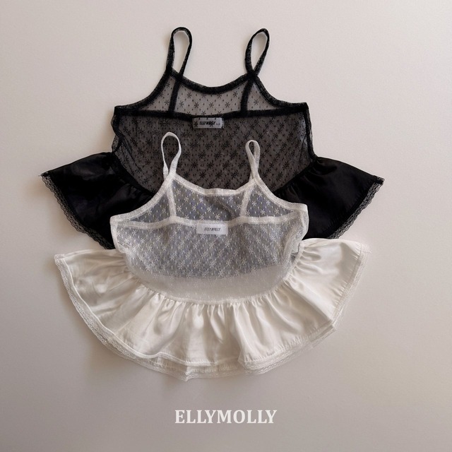 [予約] ELLY MOLLY - swing silhouette bustier ( ivory / black )