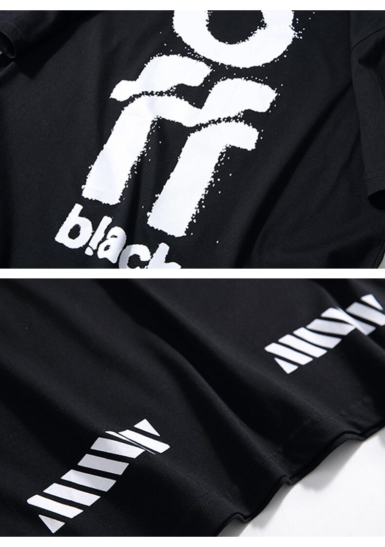 全2色 Tシャツ カットソー プリント カジュアル ストリート 