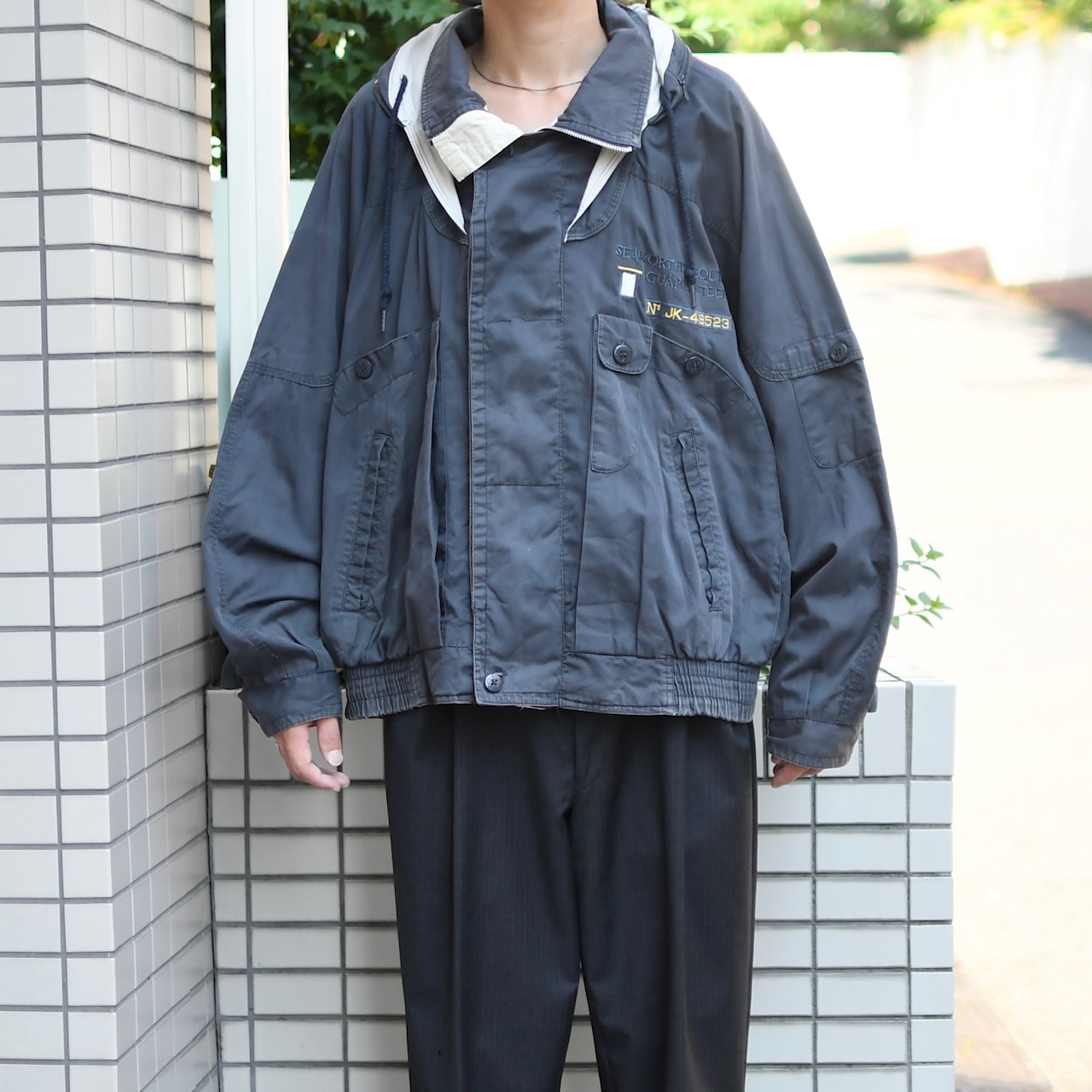 design fade gimmick blouson