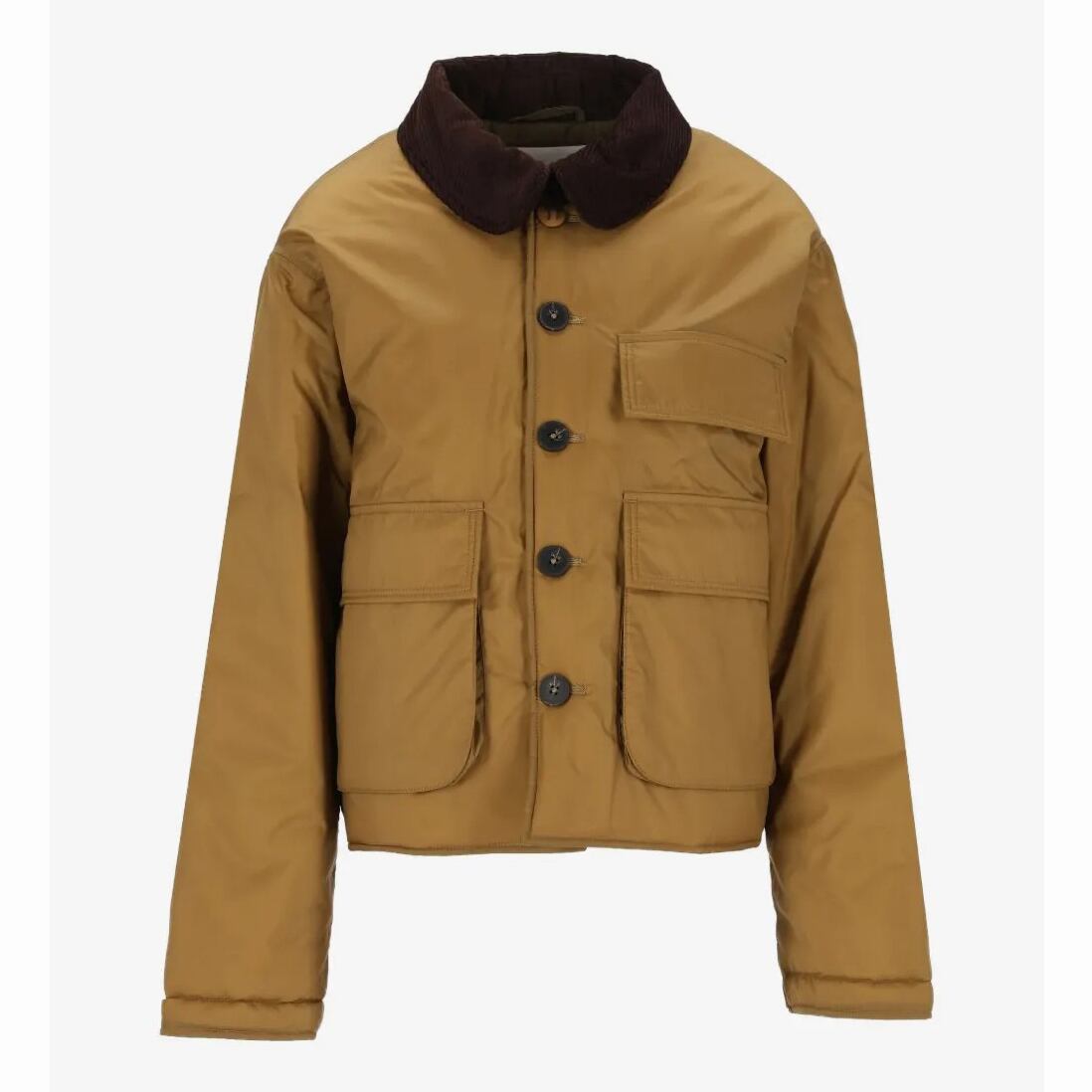 forte_forte NYLON SHORT JK CAMEL